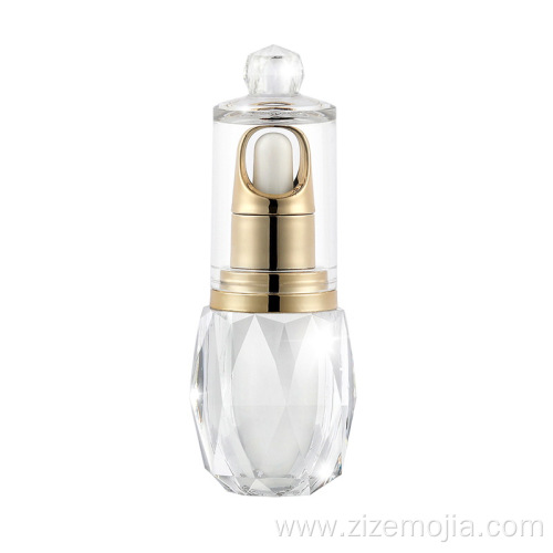 Cosmetic plastic clear acrylic dropper bottle